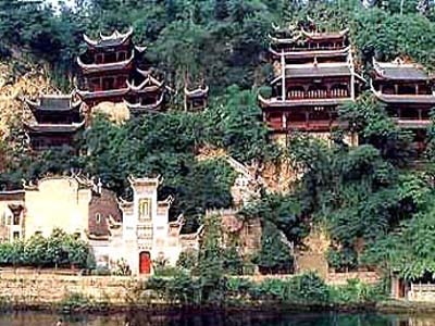 鎮(zhèn)遠(yuǎn)青龍洞古建筑群風(fēng)景圖