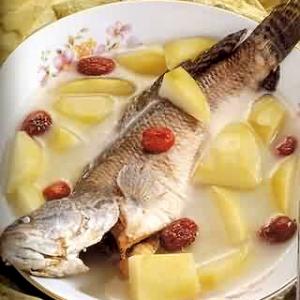 卵石鮮魚湯