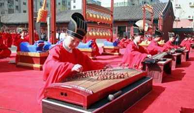 文廟祭祀時的“釋奠禮”